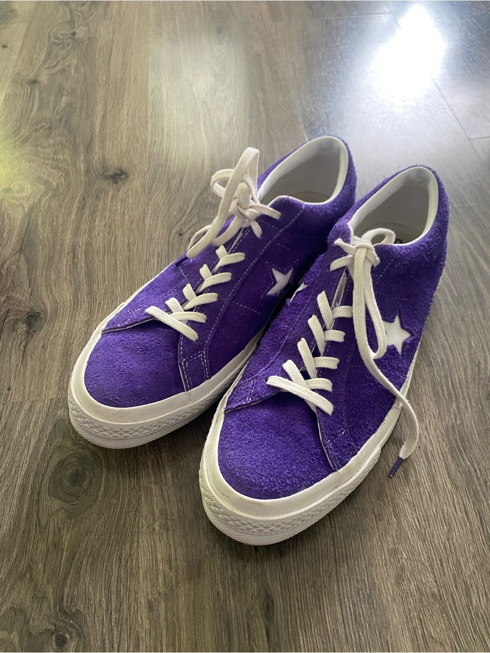 CONVERSE CONS One Star Pro OX Size 15 Women/13Men Suede Purple Sneakers
